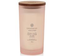 Chesapeake Bay Vela perfumada | Stillness + Purity (agua de rosas) Vela de aromaterapia grande | Velas de larga duración: hasta 82 horas | Colección Mind & Body | Regalos para mujeres