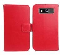 Cheshaoping Flip PU Leather Case para Hammer Blade 2 Pro 5.7" Funda De Carcasa Cartera De Cuero Billetera Cover Piel (Rojo)