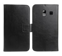 Cheshaoping Flip PU Leather Case para SPC Fortune 2 2.2" Funda De Carcasa Cartera De Cuero Billetera Cover Piel (Negro)
