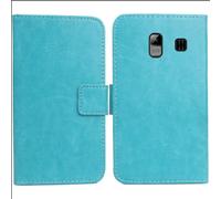 Cheshaoping Flip PU Leather Case para SPC Fortune 2 2.2" Funda De Carcasa Cartera De Cuero Billetera Cover Piel (Azul)