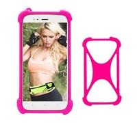 Cheshaoping Funda Caso Teléfono TPU Silicona Phone Case para SPC Zeus 2 + 5" Carcasa Proteccion Cover Bumper Rose