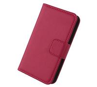 Cheshaoping Genuino Cuero Case para Maxcom Comfort MM730 2.2" Flip Billetera Funda Autentico Ranuras Tarjetas Piel Premium Cover (Rosa)