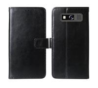 Cheshaoping Soporte Funda Leather Case para Hammer Blade 2 Pro 5.7" Carcasa Protección Flip Billetera Ranuras Tarjetas PU Cuero Cover (Negro)