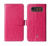 Cheshaoping Soporte Funda Leather Case para Hammer H Boost 2 LTE 2.4" Carcasa Protección Flip Billetera Ranuras Tarjetas PU Cuero Cover (Rosa)