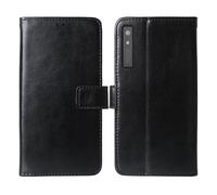 Cheshaoping Soporte Funda Leather Case para Onyx Boox Palma 2 Pro 6.13" Carcasa Protección Flip Billetera Ranuras Tarjetas PU Cuero Cover (Negro)