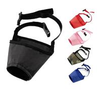 Chesoon Juego De Bozales para Mascotas 5 Piezas Transpirable Ligero Anti Masticar Anti Mordeduras Cubierta Bucal Ajustable Verano Sin Sobrecalentamiento para Entrenamiento Exterior L