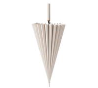 Chesoon Stick Umbrella 39 Inch Auto-Open Umbrella 24 Reinforced Ribs Wind Resistance Waterproof Holder Bag for Business Gifts Beige