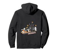Chess Bowling Alley Humor Peón vs Rey Pin Regalo Sudadera con Capucha