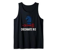 Chess Checkmate In 3 Knight Defeats King Camiseta sin Mangas