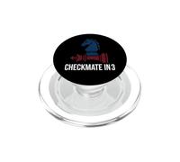 Chess Checkmate In 3 Knight Defeats King PopSockets PopGrip para MagSafe