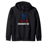 Chess Checkmate In 3 Knight Defeats King Sudadera con Capucha