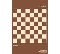 Chess & Dama Notebook - Brown 8x8 Board Journal for Players: Matte Brown Cover with Chess/Dama Board Design, 6x9 Lined Notebook, 120 Pages - Perfect ... Strategy, Gift, or School Use Paperback