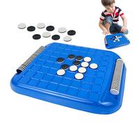 Chess Game Black & White - Portátil ABS Chess Board 26,5 x 4 x 3,5 cm | 65 piezas Educational Chéss Set for Kids Adults | Travel, Family Night, School, and Party Game Critical Thinking.