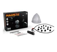 Chess Game Magnetic Board, Portable Educational Set, Smooth with Attached String Closure, 10 Inch, Classic Color, Compact Build for Dorm, Family Game Night, Road Trips