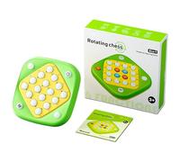 Chess Game, Puzzle Games, Strategic Compact Size Electronic Features Rotating Board Battery Operated Portable Design, Puzzle Toys for 2 Players, Family Night, Kids, 5.7×5.7inches