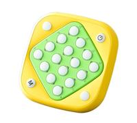 Chess Game, Puzzle Logic Toy, Intellectual Rotating Board, Multifunctional Two-Player Strategy Play, Ideal for Kids Family Parties, 5.7x5.7 Inches, Green Yellow Color, 1 Set