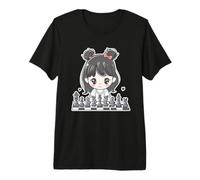 Chess Girl Cómic Look para niñas Camiseta Premium