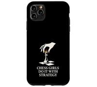 Chess Girl Jaque Mate como una Chica Reina Estrategia Poder Carcasa para iPhone 11 Pro MAX