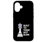 Chess Girl Jaque Mate como una Chica Reina Estrategia Poder Carcasa para iPhone 16