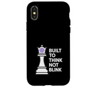 Chess Girl Jaque Mate como una Chica Reina Estrategia Poder Carcasa para iPhone X/XS