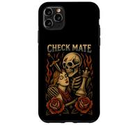 Chess Grim Reaper Skull Jaque mate, amante del ajedrez gótico Carcasa para iPhone 11 Pro Max