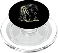 Chess Grim Reaper Skull Jaque mate, amante del ajedrez gótico PopSockets PopGrip para MagSafe