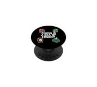 Chess Is A Sea of Misery Funny Board Gamer PopSockets PopGrip Adhesivo
