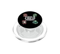 Chess Is A Sea of Misery Funny Board Gamer PopSockets PopGrip para MagSafe