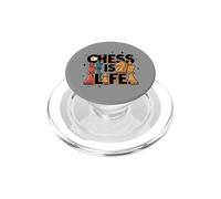 Chess Is Life Master Player Lover Teacher Expert Cita PopSockets PopGrip para MagSafe