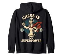 Chess Is My Superpower - Juego de Mesa Divertido para Jugadores de ajedrez Sudadera con Capucha