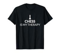 Chess Is My Therapy Funny Chess Lover Juego de Mesa de Estrategia Camiseta