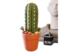 Chess Kit, Cactus Board, 9.84x5.91x5.91 Inches, 3D Printed Foldable Decorative Pieces Compact, Strategy Game for Adults, Beginners, Home, Desk, Shelf, Party Gift and Travel