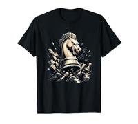 Chess Knight Power Crushing Jaque Mate Estrategia Camiseta
