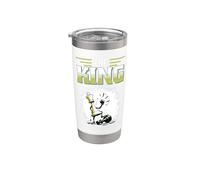Chess Piece The King - Disfraz divertido de Halloween a juego para la familia Vaso térmico de acero inoxidable de doble pared