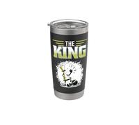 Chess Piece The King - Disfraz divertido de Halloween a juego para la familia Vaso térmico de acero inoxidable de doble pared