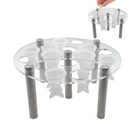 Chess Pieces Holder, Mold Stand, 3.2x6.5x6.5 Inches Stable Display Rack with 5 Leg Supports, Epoxy Casting Molds, Craft Projects, Chess Accessories for Resin Piece Making and Drying Use