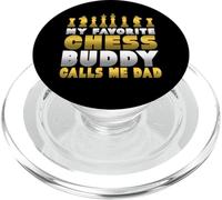 Chess Player Humor Favorite Chess Buddy Calls Me Dad Chess PopSockets PopGrip para MagSafe