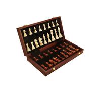 Chess Set Wooden Folding Big Traditional Classic Handwork Solid Wood Pieces Walnut Chessboard Childr