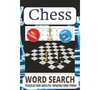 Chess Word Search puzzle book: Word Searches with Easy to Read Print about Chess,Draughts and Cheats and More | 6x9 inches, 111 pages | 50 + Puzzles... Gift for Vacations, Holidays, and Free Times.
