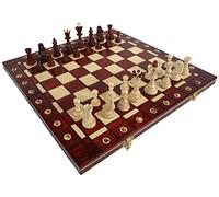 ChessEbook Senator - Ajedrez de Madera, Tablero de 40 x 40 cm