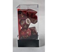 Chessex 27434 Dice, Burgundy/Gold, Pack of 1