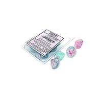 Chessex D10 - Dados nebulosos (10 Unidades), Color Blanco