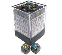 Chessex DND Dice Set D&D Dice-12mm Mosaic Yellow Plastic Polyh (Importación USA)