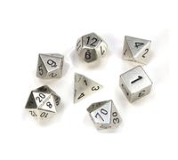 Chessex Metal Polyhedral Dungeons and Dragons Juego de dados de 7 piezas a parti