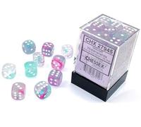 Chessex - Nebula 12mm D6 Dice Block - Luminary Wisteria White Dice Block