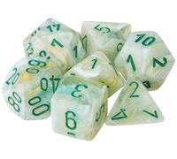 Chessex Says: CHX27409 Marble Nut Set: Green/Dark Green (7) (Importación USA)