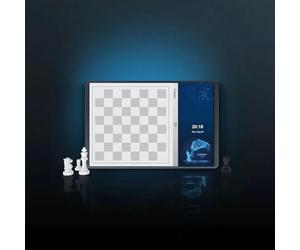 Chessnut EVO AI Chessboard - Motor Maia Integrado, BOT de ajedrez Personalizable, reconocimiento Completo de Piezas, soporta Plataformas Principales, diseño Inteligente Todo en uno