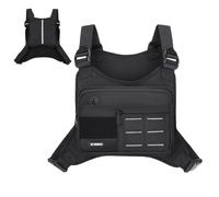 Chest Bag - Adjustable Large Outdoor Vest Storage Pouch | Hiking Chest Pack | for Travel Running Hiking Gym Fishing Work, Large Capacity Outdoor Chêst Bag for Cycling, Sports Vest