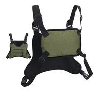 Chest Bag for Men - Oxford Cloth Waterproof Vest Pouch with Adjustable Straps, Lightweight Shoulder Bag for Motorcycle Sports, Outdoor Running, Hiking, Cycling, Fishing, and Travel Essentials