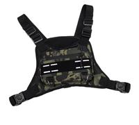 Chest Bag, Training Bag, Running Pack, Adjustable Outdoor Sports Accessories, 14,6 x 9,8 x 1,2 pulgadas, Multi Functional for Mobile Phones, Headphones, Black, Army Green, Camuflaje, c, Se référer au